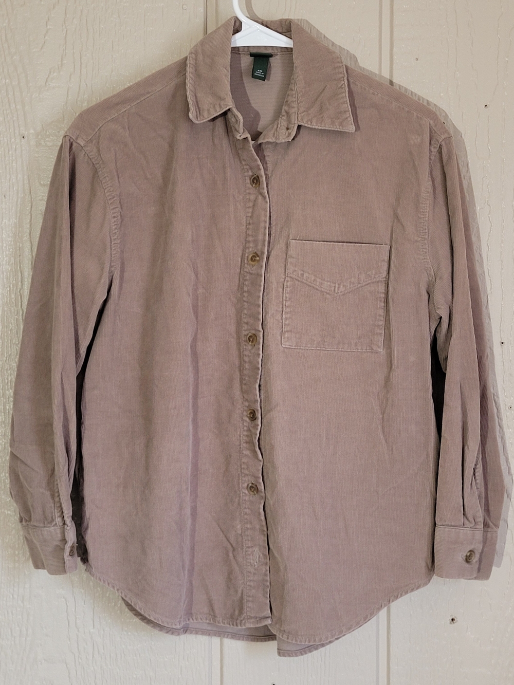 wild fable Corduroy Button-Down Shirt Jacket- Taupe